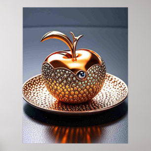 🍎 Gold Apple Elegant Decor Gift For Home ✨
