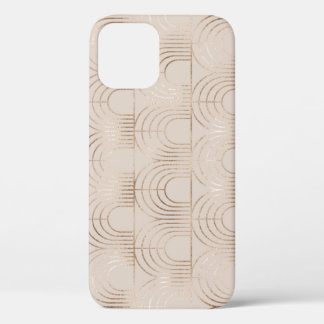 Gold Arch Tiles Art Deco. iPhone 12 Case