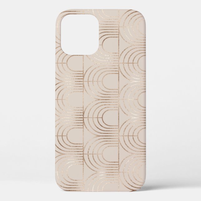Gold Arch Tiles Art Deco. Case-Mate iPhone Case (Back)