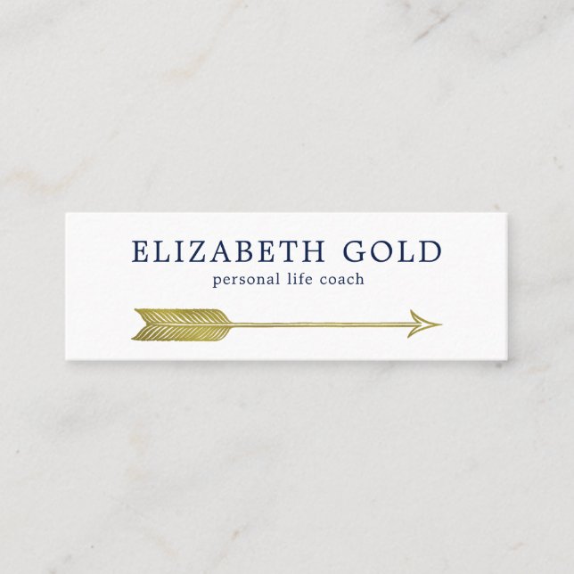 Gold Arrow Business Card (Front)