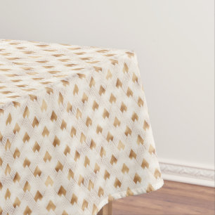 Gold Art Deco Pattern Tablecloth