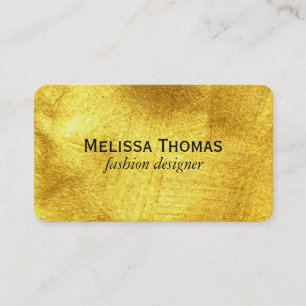 Gold   Artistic Business Card