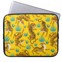 Gold Asian Tiger Pattern