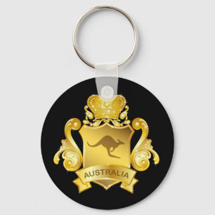 Gold Australia Keychain