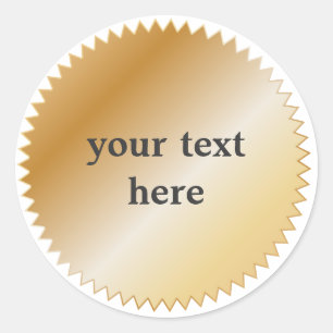 Gold Award Sticker - Customizable