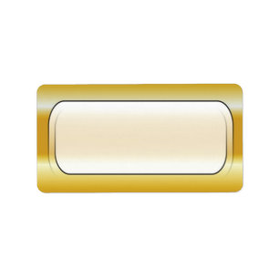 Gold Background Blank Address Labels