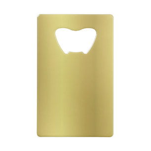 Gold Background Template Wallet Bottle Opener