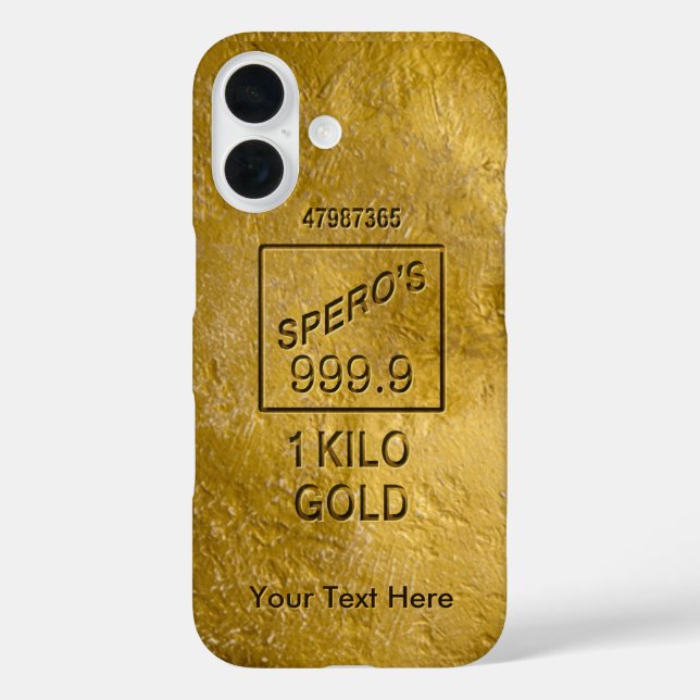 Gold Bar Case-Mate iPhone Case (Back)