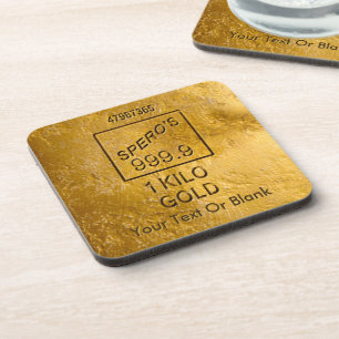 Gold Bar Coaster
