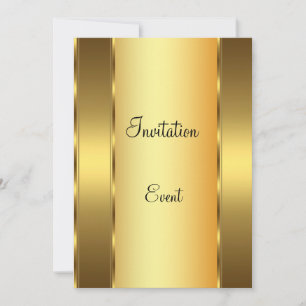 Gold bar Invitation