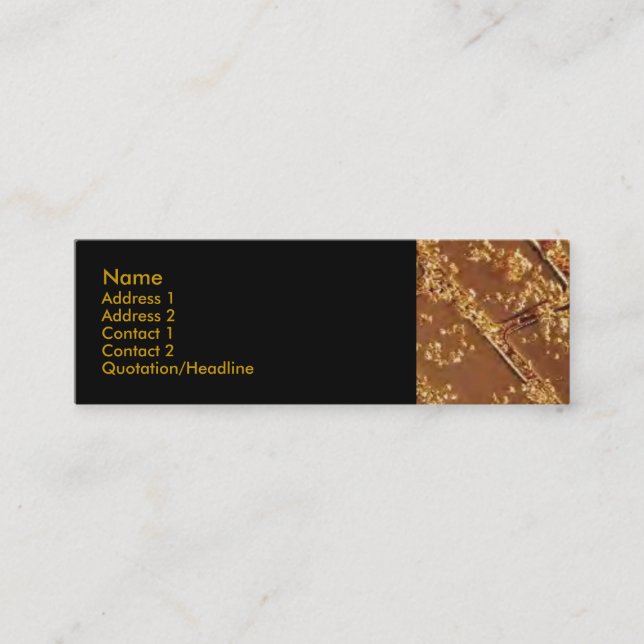 Gold Bars Business Card (Front)