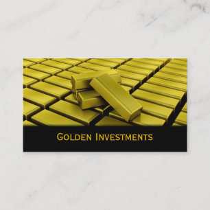 Gold Bars Business Card