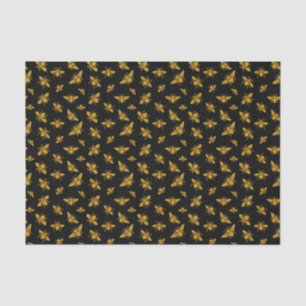 Gold Bees Tissue Paper