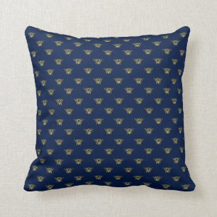 Gold Bees Your Colour Choice Throw Pillow