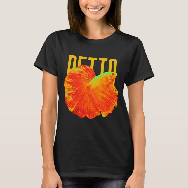 Gold Betta Fish T-Shirt (Front)