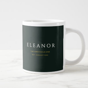 Gold Birth Flower Custom Specialty Mug - January