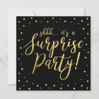 Gold & Black | 50th Surprise Wedding Anniversary