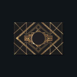 gold, black,art deco, metallic,pattern,vintage,chi canvas print<br><div class="desc">gold,  black, art deco,  metallic, pattern, vintage, chic, elegant, modern, trendy</div>
