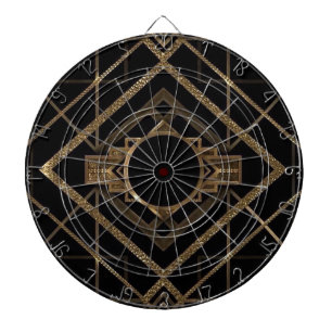 gold, black,art deco, metallic,pattern,vintage dartboard