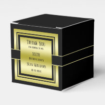 Gold & Black Class Men's  Birthday Party