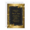 Gold Black Diamond Floral Swirl 50th Anniversary
