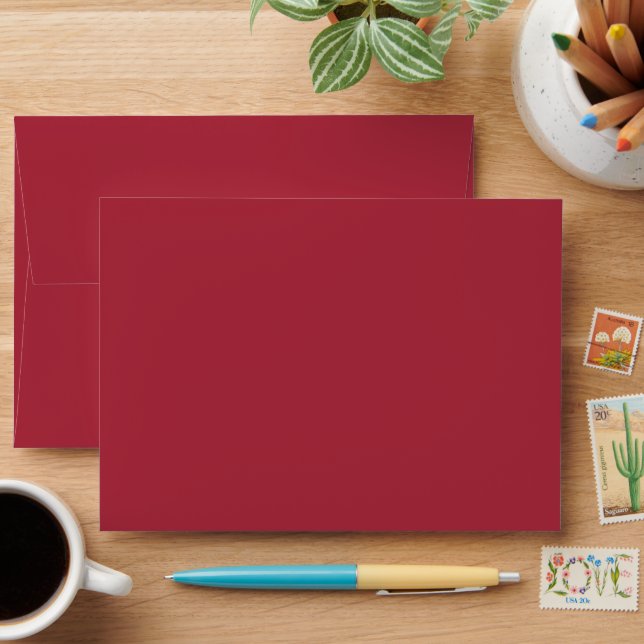 Gold & Black Elegant Graduation Envelopes  (Desk)