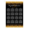Gold Black Hollywood Glitz Glam Seating Chart