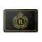 Gold Black Laurel Wreath Crown Royal Monogrammed