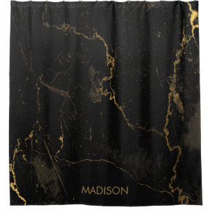 Gold Black Marble