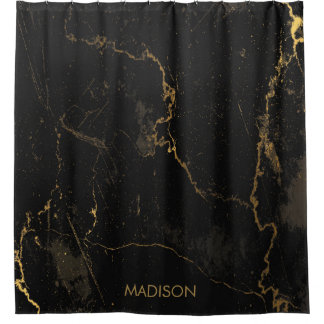 Gold Black Marble