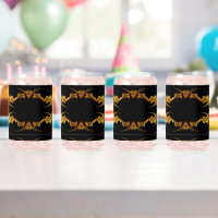 Gold Black Monochrome Opulent Swirl Liquid Achempo