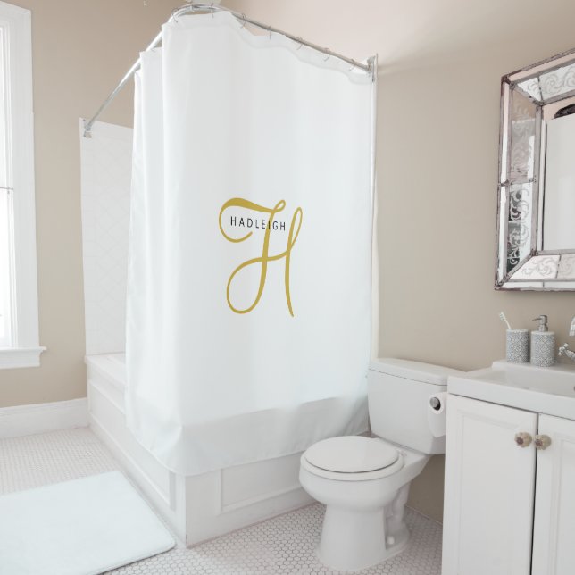 Gold Black Monogram White (In Situ)