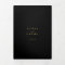 Gold black photo wedding RSVP details QR code 