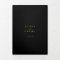 Gold black photo wedding RSVP details QR code 