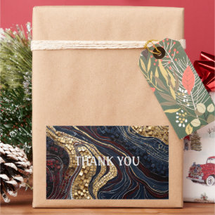 Gold Black Red Geode Luxury Agate Sticker