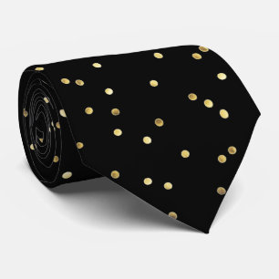 Gold Black Tie