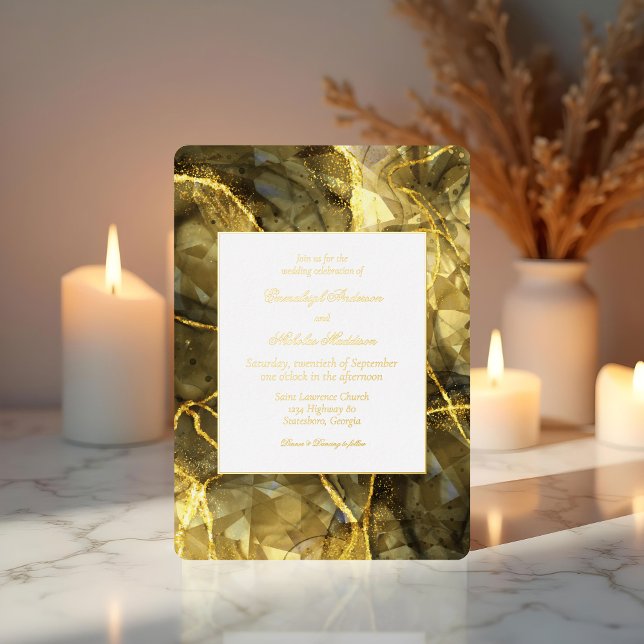 Gold Black Topaz Gemstone Wedding (Creator Uploaded)