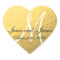 Gold Black Wedding Favour Sticker Initial