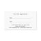 Gold Black White Stripes Reminder Appointment Card