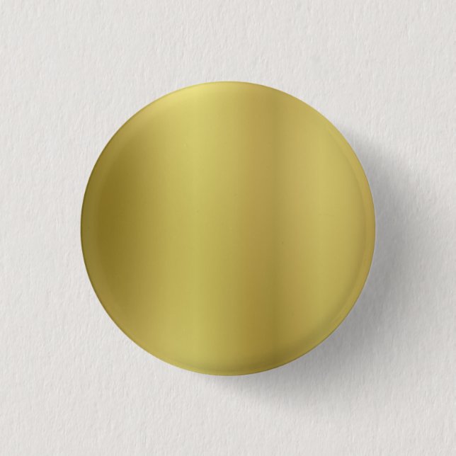 Gold Blank Template 1 Inch Round Button (Front)