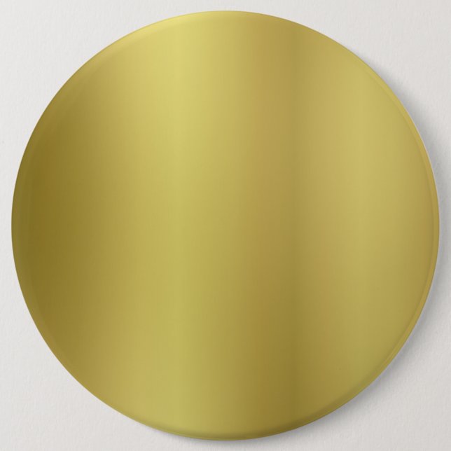 Gold Blank Template 6 Inch Round Button (Front)
