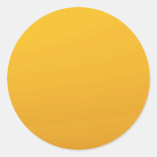 Gold Blank TEMPLATE : Add text, image, fill colour Classic Round Sticker
