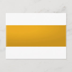 Gold Blank TEMPLATE : Add text, image, fill colour Postcard