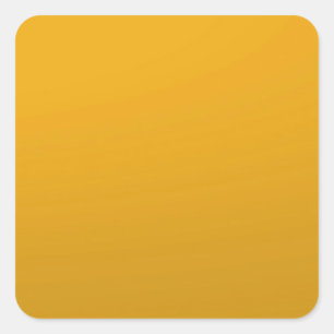 Gold Blank TEMPLATE : Add text, image, fill colour Square Sticker