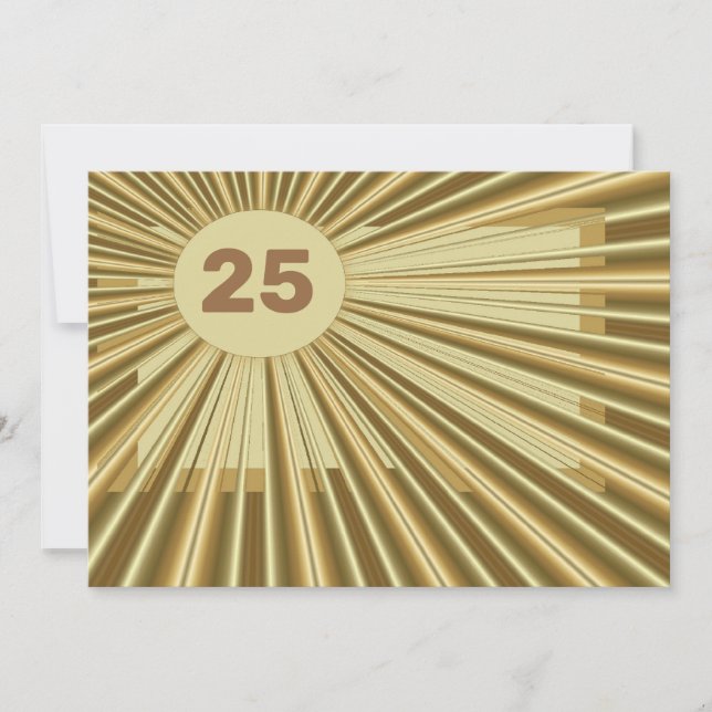 Gold Blast Birthday Card (Front)