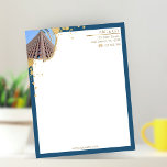 Gold & Blue, Add Photo To Custom Shape Corporate Letterhead<br><div class="desc">The letterhead designed with watercolor splatter in sandy gold graphic and circle brushes shape in SVG file format with blue colour as its frame. Key feature of SVG file: ability to mask a photo with its shape provided in the design. This features lets you to create a unique design. This...</div>