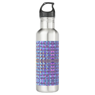 Gold, Blue and Purple Iridescent Geometric 2 710 Ml Water Bottle