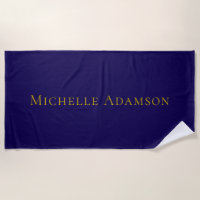 Gold & Blue Color Professional Plain Modern
