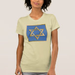 Gold Blue Star of David Art Panel T-Shirt<br><div class="desc">You are viewing The Lee Hiller Photography Art and Designs Collection of Home and Office Decor,  Apparel,  Gifts and Collectibles. The Designs include Lee Hiller Photography and Mixed Media Digital Art Collection. You can view her Nature photography at http://HikeOurPlanet.com/ and follow her hiking blog within Hot Springs National Park.</div>