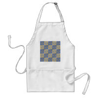 Gold Blue Star of David Art Panels